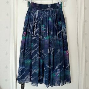 Timo Weiland Lily Print Pleated Skirt